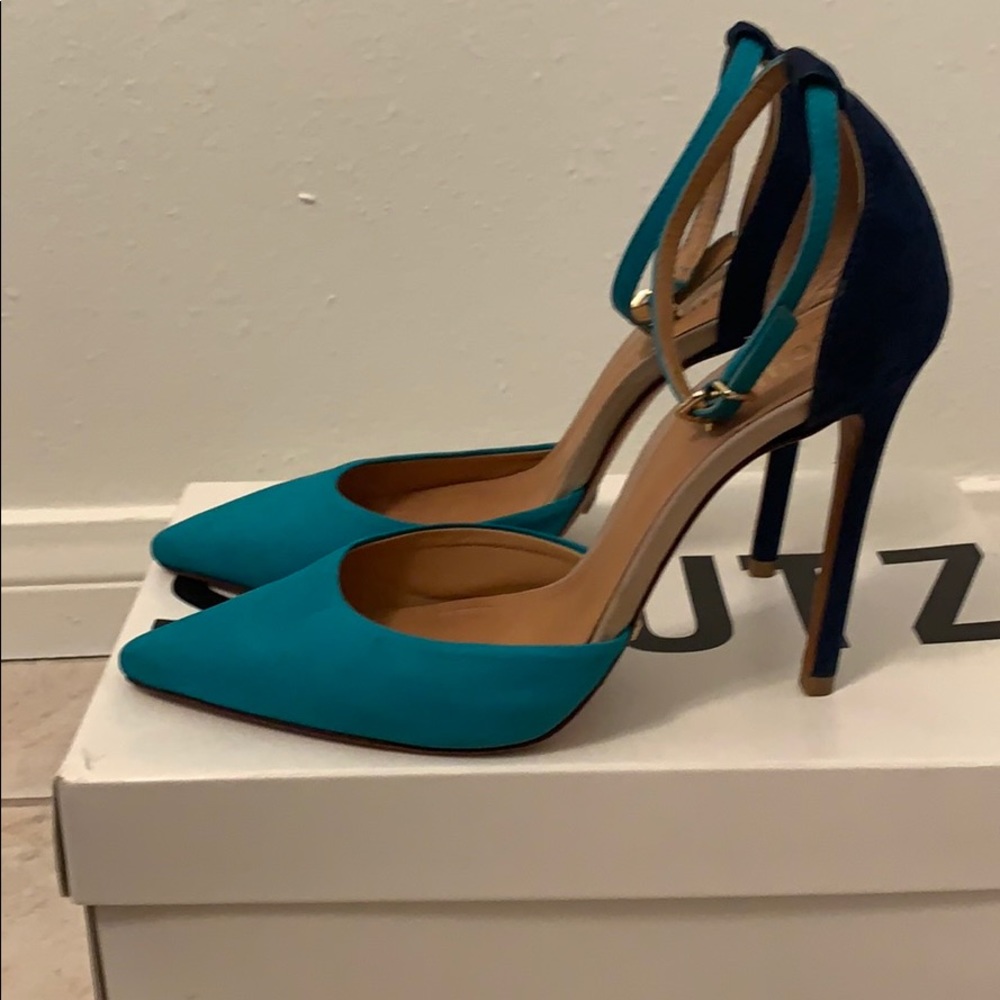 Schutz Irma Heels with Ankle Strap